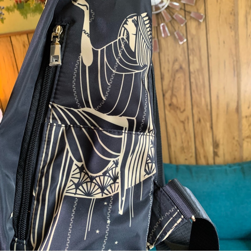Magical Art Deco Theme Anti-Theft Style Backpack NWOT - Picture 6 of 10